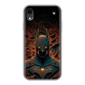 Дизайнерский силиконовый чехол для Iphone Xr Batman Бэтмен