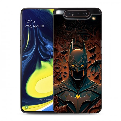 Дизайнерский пластиковый чехол для Samsung Galaxy A80 Batman Бэтмен