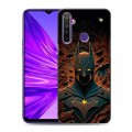Дизайнерский силиконовый чехол для Realme 5 Batman Бэтмен