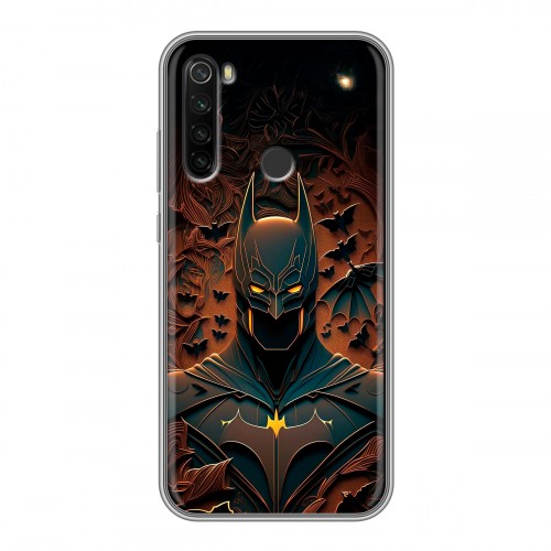 Дизайнерский силиконовый с усиленными углами чехол для Xiaomi RedMi Note 8T Batman Бэтмен