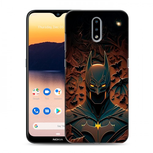 Дизайнерский силиконовый чехол для Nokia 2.3 Batman Бэтмен