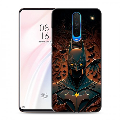 Дизайнерский пластиковый чехол для Xiaomi RedMi K30 Batman Бэтмен