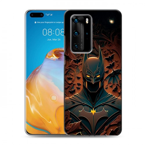 Дизайнерский пластиковый чехол для Huawei P40 Pro Batman Бэтмен