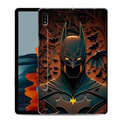 Дизайнерский силиконовый чехол для Samsung Galaxy Tab S7 Batman Бэтмен