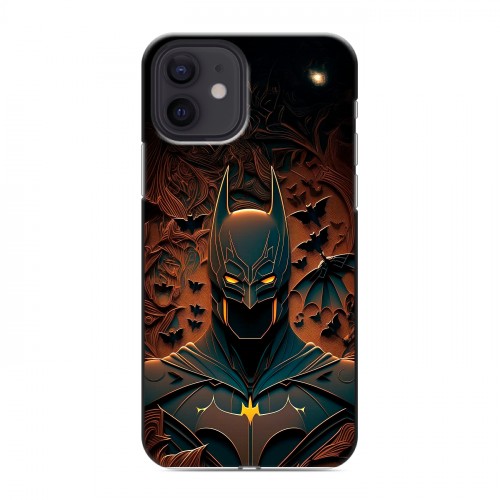 Дизайнерский силиконовый чехол для Iphone 12 Batman Бэтмен