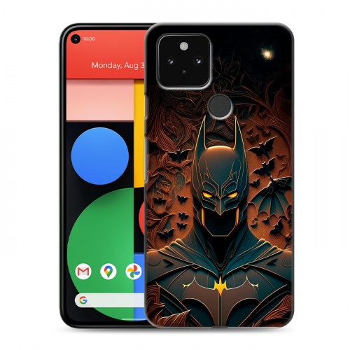 Дизайнерский пластиковый чехол для Google Pixel 5 Batman Бэтмен