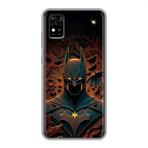 Дизайнерский силиконовый чехол для ZTE Blade A31 Batman Бэтмен