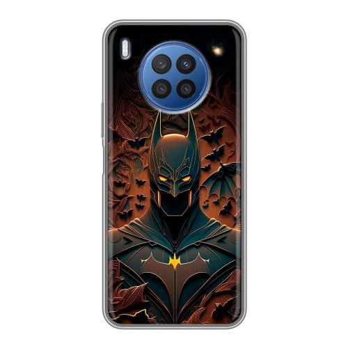 Дизайнерский силиконовый чехол для Huawei Nova 8i Batman Бэтмен