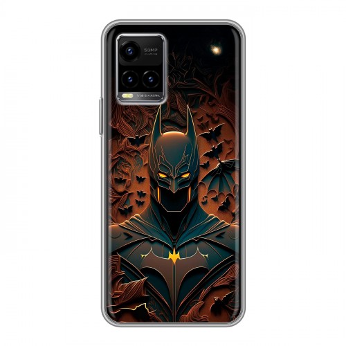 Дизайнерский силиконовый чехол для Vivo Y33s Batman Бэтмен