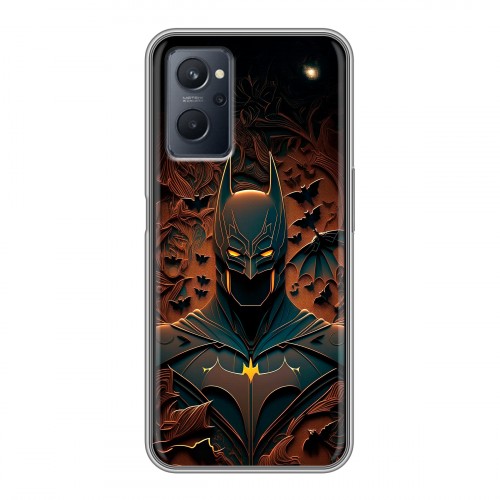 Дизайнерский силиконовый чехол для Realme 9i Batman Бэтмен