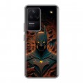 Дизайнерский силиконовый чехол для Xiaomi Poco F4 Batman Бэтмен