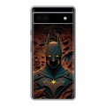 Дизайнерский силиконовый чехол для Google Pixel 6a Batman Бэтмен