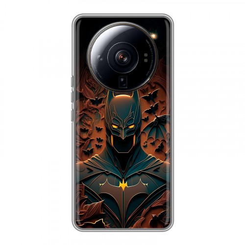Дизайнерский силиконовый чехол для Xiaomi 12S Ultra Batman Бэтмен
