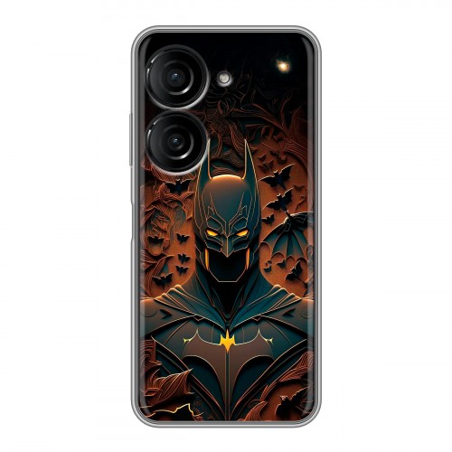 Дизайнерский силиконовый чехол для ASUS ZenFone 9 Batman Бэтмен