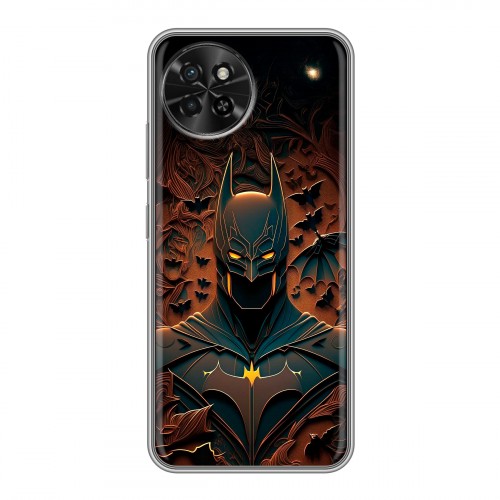 Дизайнерский силиконовый чехол для Itel S23 Batman Бэтмен
