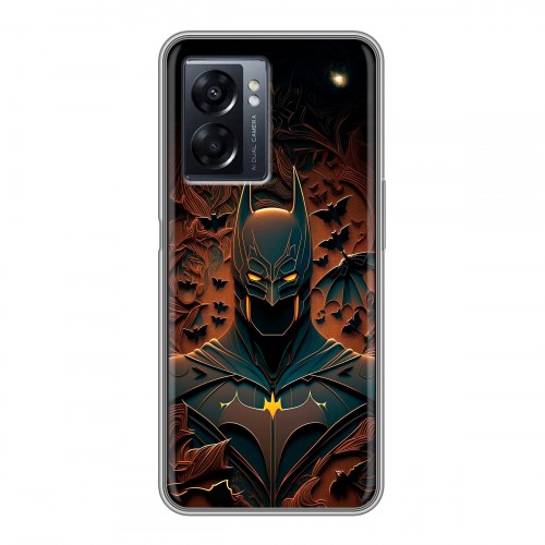Дизайнерский силиконовый чехол для OPPO A57 5G Batman Бэтмен