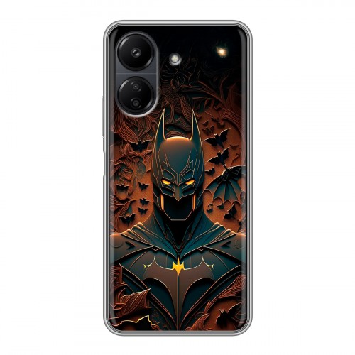 Дизайнерский силиконовый чехол для Xiaomi Poco C65 Batman Бэтмен