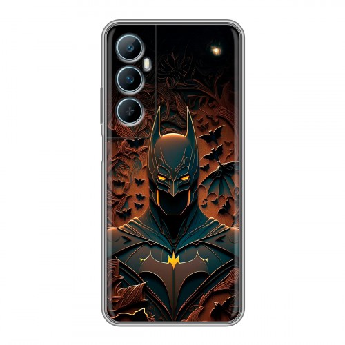 Дизайнерский силиконовый чехол для Realme C65 Batman Бэтмен