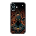 Дизайнерский силиконовый чехол для Iphone 16 Plus Batman Бэтмен
