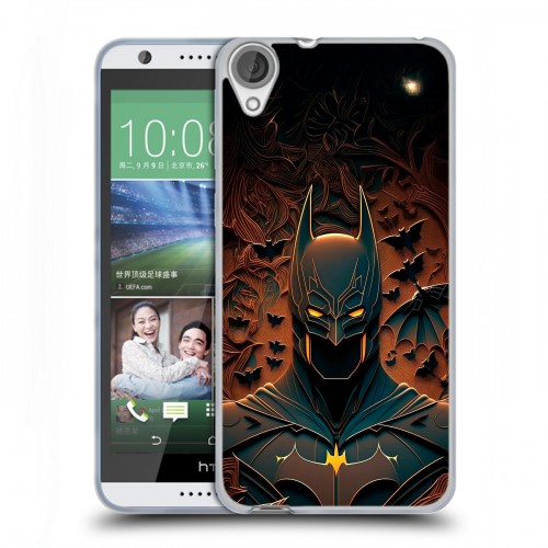 Дизайнерский силиконовый чехол для HTC Desire 820 Batman Бэтмен