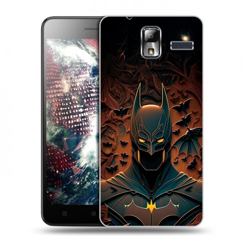 Дизайнерский силиконовый чехол для Lenovo S580 Ideaphone Batman Бэтмен