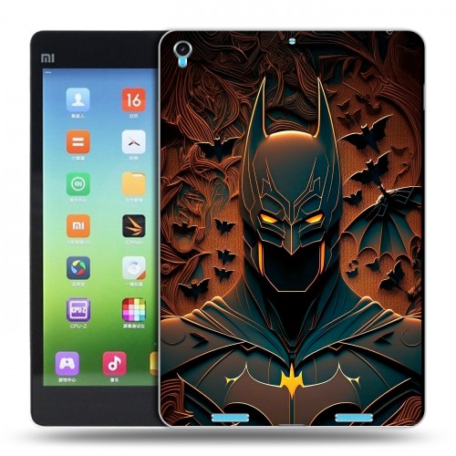 Дизайнерский силиконовый чехол для Xiaomi MiPad Batman Бэтмен