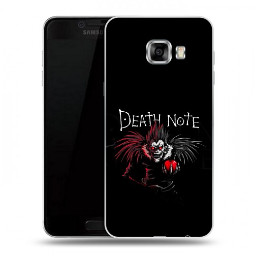 Дизайнерский пластиковый чехол для Samsung Galaxy C5 Death note Тетрадь смерти