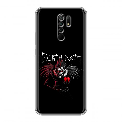 Дизайнерский силиконовый чехол для Xiaomi RedMi 9 Death note Тетрадь смерти