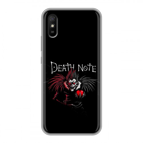 Дизайнерский силиконовый чехол для Xiaomi RedMi 9A Death note Тетрадь смерти
