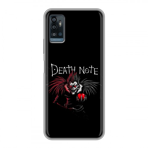 Дизайнерский силиконовый чехол для ZTE Blade A71 Death note Тетрадь смерти