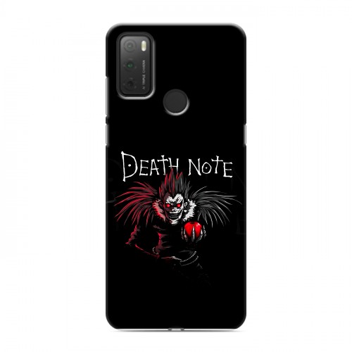 Дизайнерский силиконовый чехол для Alcatel 3L (2021) Death note Тетрадь смерти