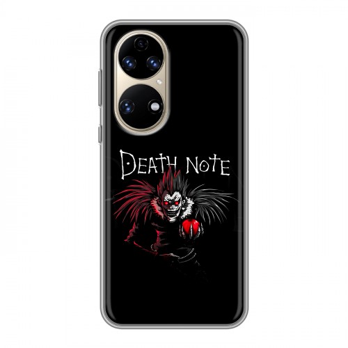 Дизайнерский силиконовый чехол для Huawei P50 Pro Death note Тетрадь смерти