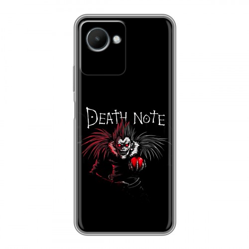 Дизайнерский силиконовый чехол для Realme C30s Death note Тетрадь смерти
