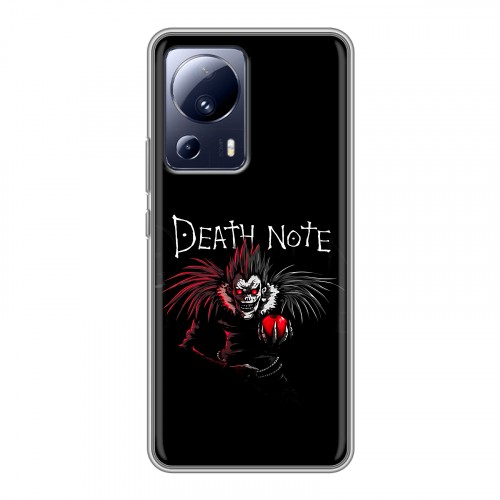 Дизайнерский силиконовый чехол для Xiaomi 13 Lite Death note Тетрадь смерти