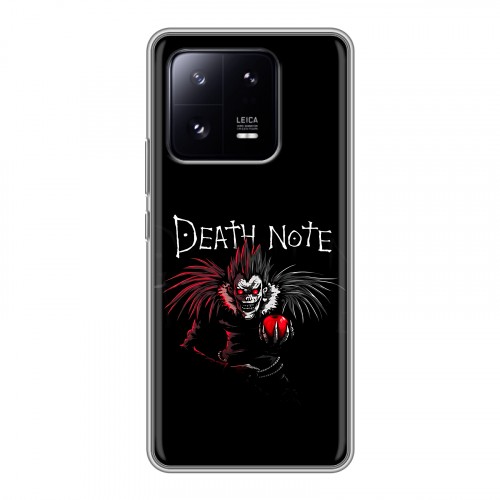 Дизайнерский силиконовый чехол для Xiaomi 13 Pro Death note Тетрадь смерти