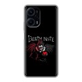 Дизайнерский силиконовый чехол для XIaomi Poco F5 Death note Тетрадь смерти