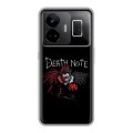 Дизайнерский силиконовый с усиленными углами чехол для Realme GT3 Death note Тетрадь смерти