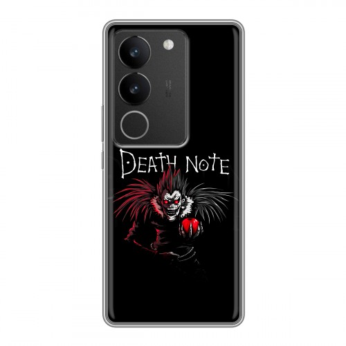 Дизайнерский силиконовый чехол для Vivo S17 Death note Тетрадь смерти