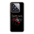 Дизайнерский силиконовый чехол для Xiaomi 14 Pro Death note Тетрадь смерти