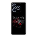 Дизайнерский силиконовый чехол для Realme C63 Death note Тетрадь смерти
