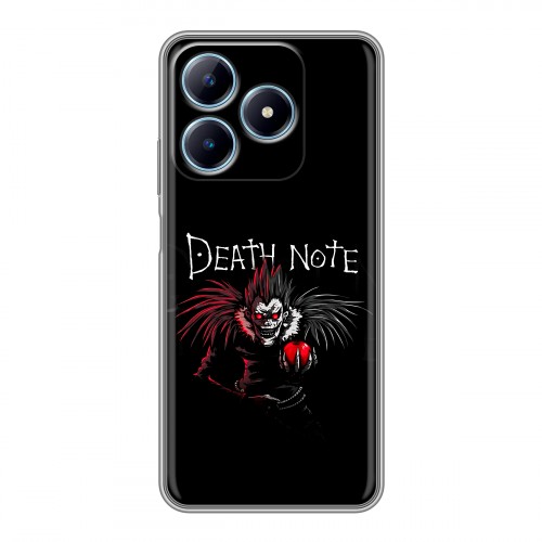 Дизайнерский силиконовый чехол для Realme C63 Death note Тетрадь смерти