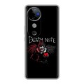 Дизайнерский силиконовый чехол для Vivo V40 5G Death note Тетрадь смерти