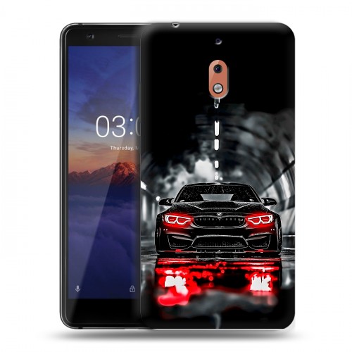 Дизайнерский силиконовый чехол для Nokia 2.1 BMW БМВ