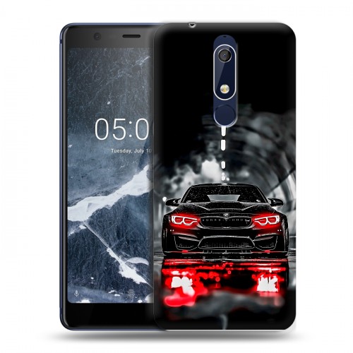 Дизайнерский пластиковый чехол для Nokia 5.1 BMW БМВ