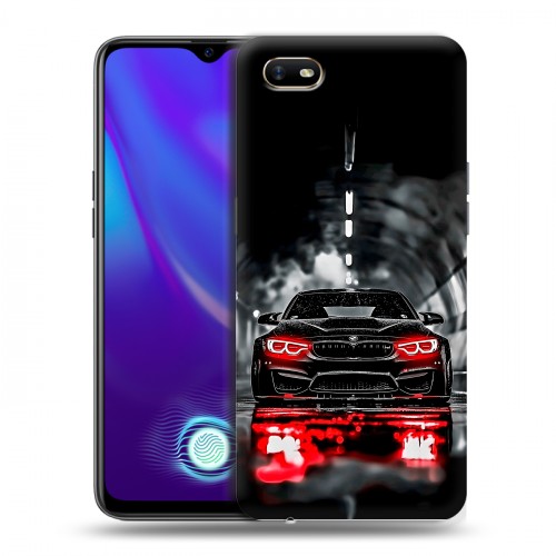 Дизайнерский силиконовый с усиленными углами чехол для OPPO A1k BMW БМВ