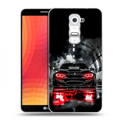 Дизайнерский пластиковый чехол для LG Optimus G2 BMW БМВ