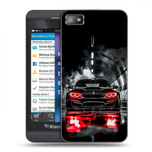 Дизайнерский пластиковый чехол для BlackBerry Z10 BMW БМВ