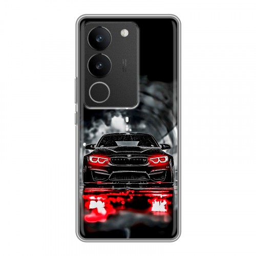 Дизайнерский силиконовый с усиленными углами чехол для Vivo V29 BMW БМВ