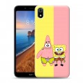 Дизайнерский пластиковый чехол для Xiaomi RedMi 7A Спанч боб Спанчбоб
