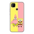 Дизайнерский силиконовый чехол для Xiaomi RedMi 9C Спанч боб Спанчбоб